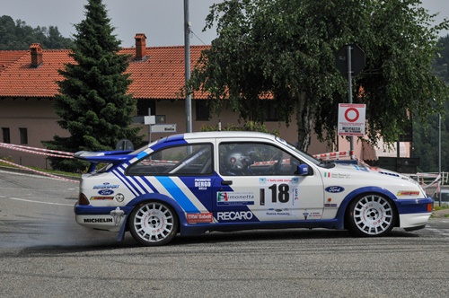 Andrea Gibello, Lorenz Pontarollo, Ford Sierra Cosworth #18, Biella Motor Team