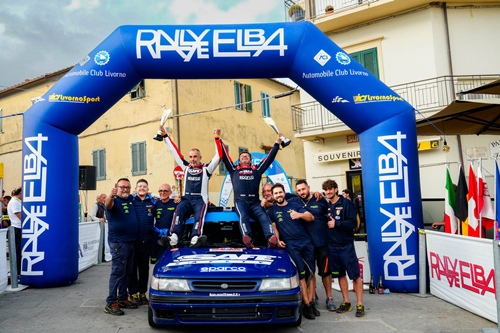 Pedro-Badaccini vincitori del 4° Raggruppamento al XXXVII Rallye Isola d’Elba