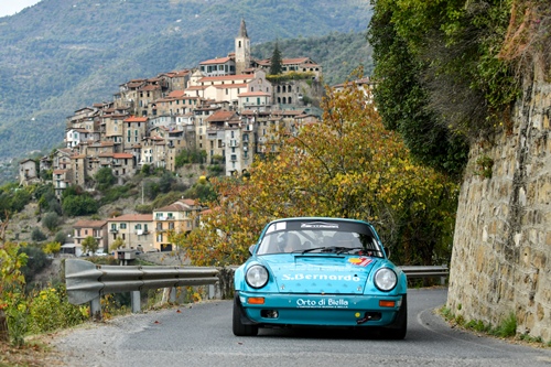Da Zanche action Porsche911 Rally Sanremo 2025 01